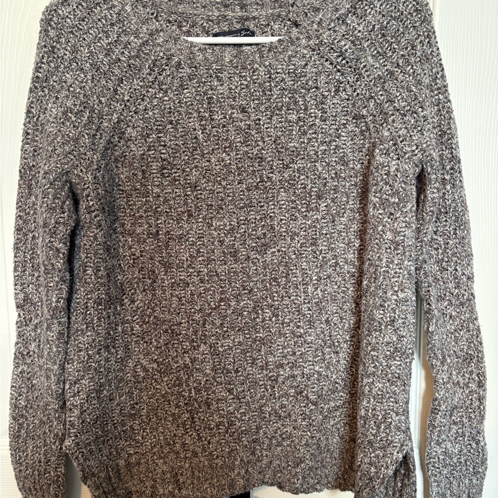 American Eagle Outfitters Marled Gray Sweater